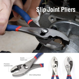 WORKPRO 8-inch linesman pliers ready for cutting and gripping
