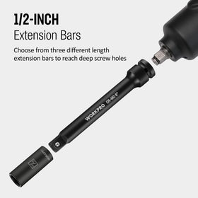 WORKPRO locking ball stud design improves extension stability during use