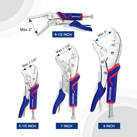 WORKPRO storage bag keeps locking pliers organized and portable