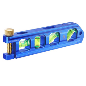 WORKPRO magnetic torpedo level with compact 6.3-inch body for fast on-site leveling.