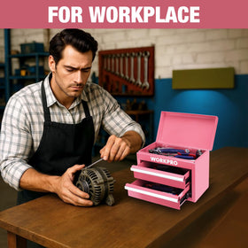 WORKPRO metal mini tool box cold rolled steel for durable construction