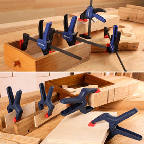 WorkPRO metal ratcheting mechanism delivers dependable clamping force.