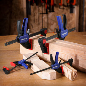 WORKPRO Mini Bar Clamps reinforced nylon body stands up to daily use