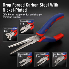 WORKPRO mini diagonal pliers for precise cuts in tight spaces