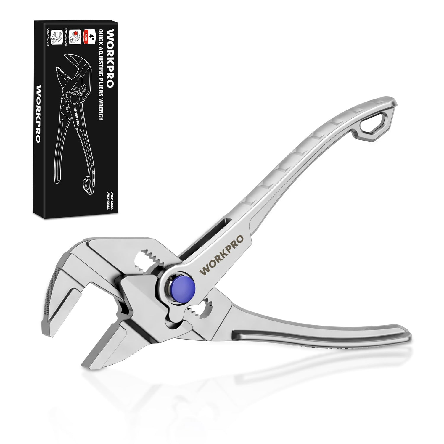 WORKPRO mini pliers wrench with compact design for precision grips in tight spaces.