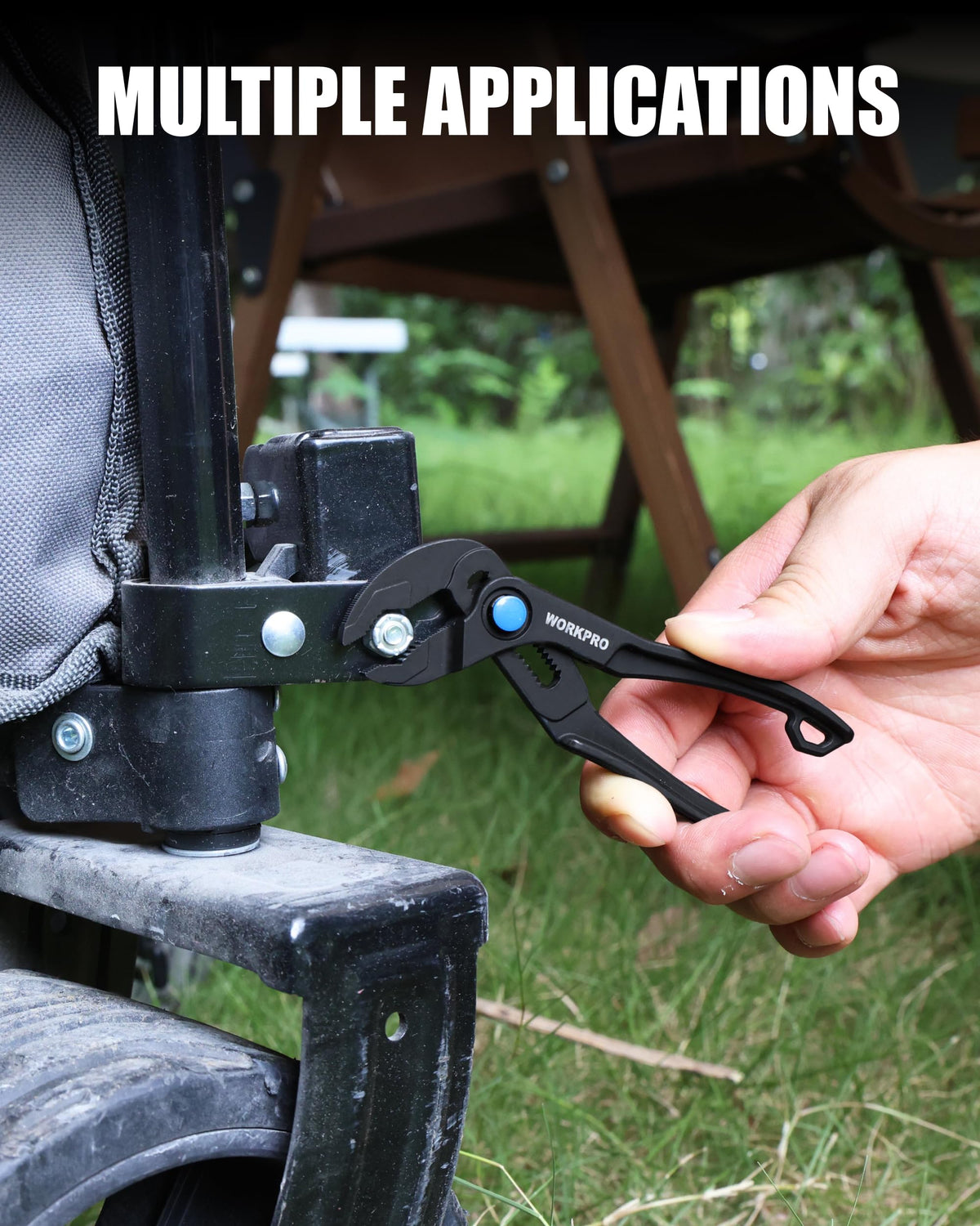 WORKPRO Mini Water Pump Pliers ideal for tight spaces and versatile tasks