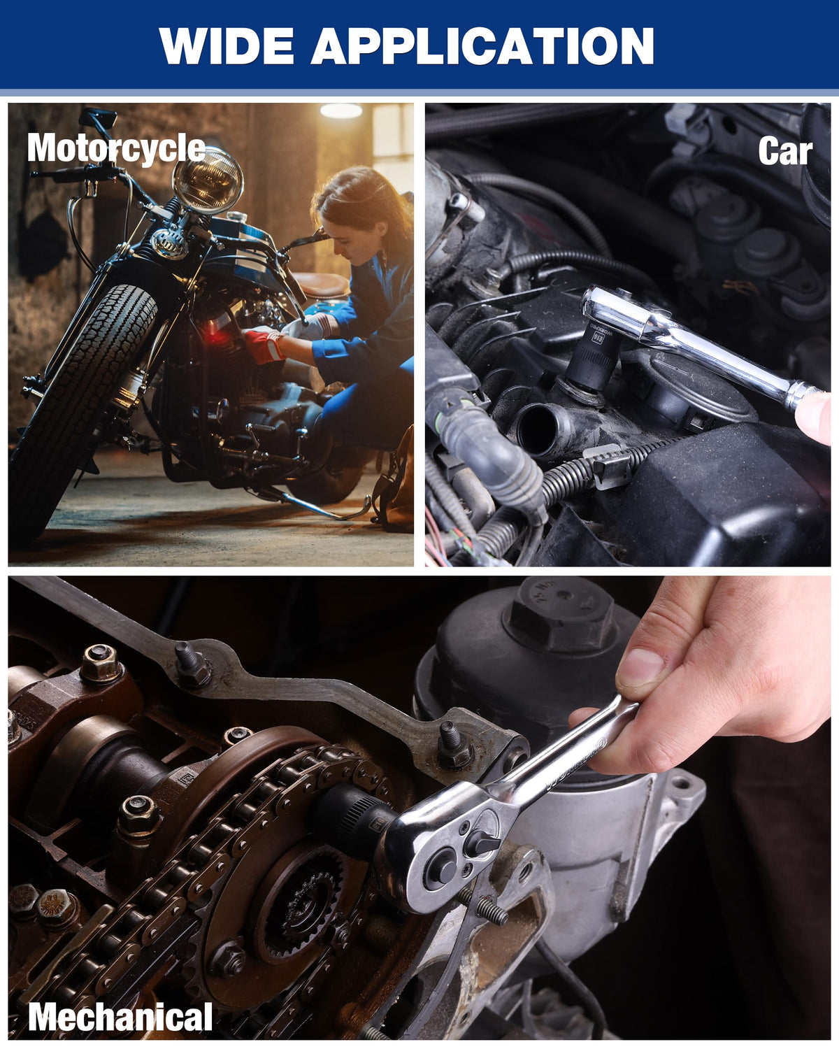 WORKPRO 11-piece torx set ideal for motorcycle repairs