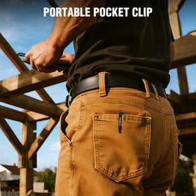 WORKPRO versatile knife ideal for cutting cardboard, plastic, and rope