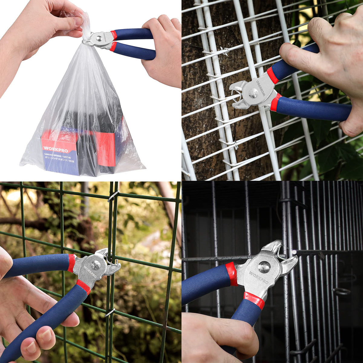 WORKPRO versatile tool for upholstery, cages, fencing, and more.