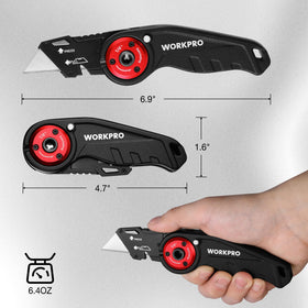 WORKPRO integrated N45 magnet keeps bits securely in place