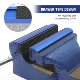 WORKPRO non-marring drawer pad protects delicate surfaces during clamping