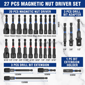 WORKPRO metric 5mm nut driver with magnetic tip for secure tightening.