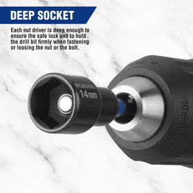 WORKPRO SAE 1/4-inch nut driver for common fasteners.