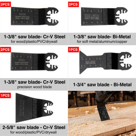 WORKPRO carbide blade for durable cuts on hard materials.