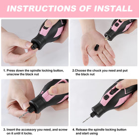 WORKPRO pink gift packaging included makes a thoughtful present for DIY enthusiasts.