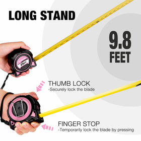 WORKPRO Pink protective rubber casing cushions drops during heavy use.