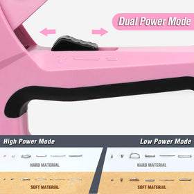 WORKPRO pink staple gun safety features for confident use