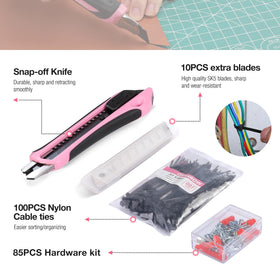 Shock-absorbing ergonomic hammer provides controlled tapping