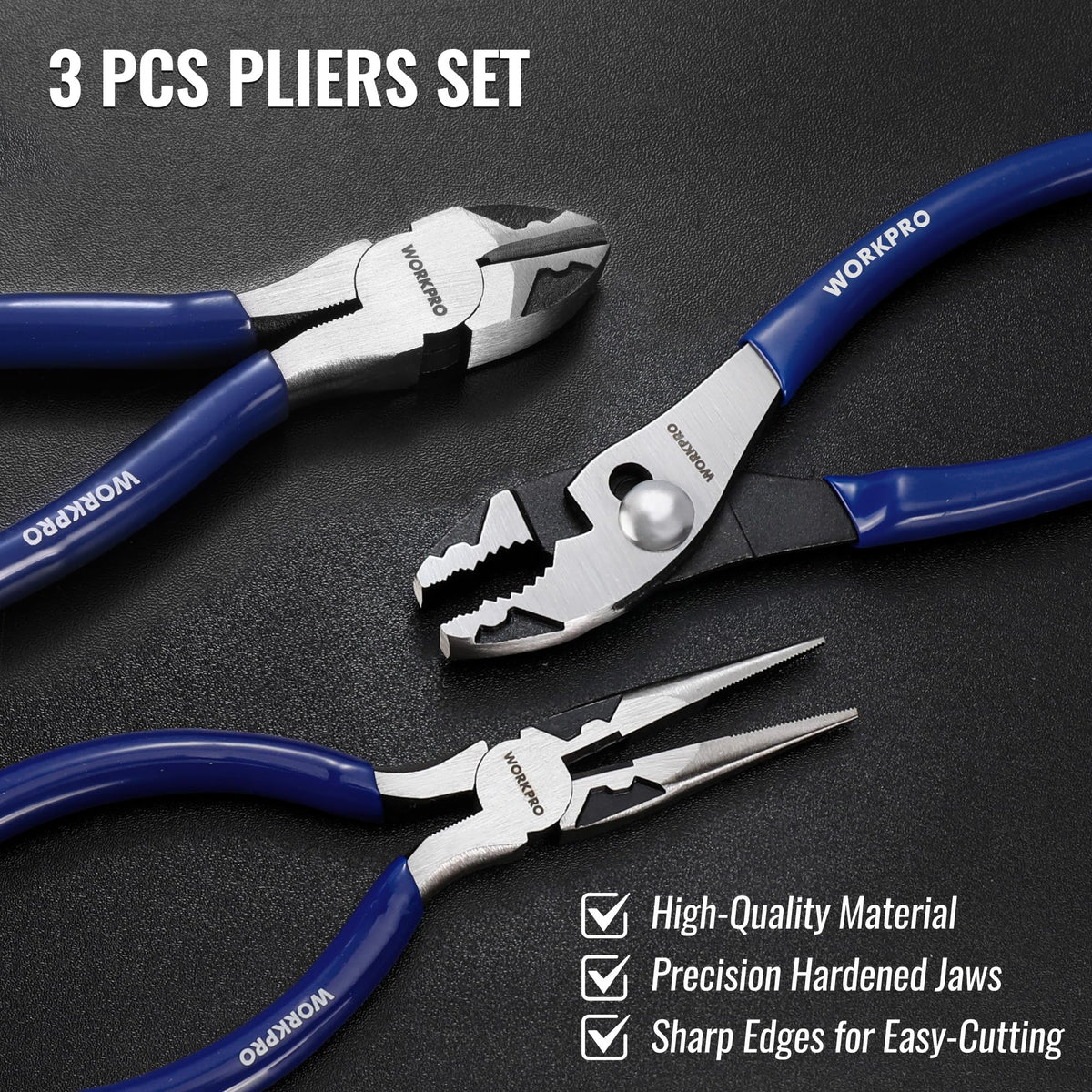 WORKPRO jewelry-making and electronics tasks benefit from precise tips.