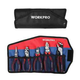 Rust-preventive coating on WORKPRO pliers resisting moisture during work