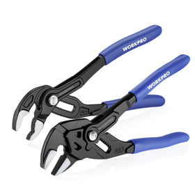 WORKPRO Pliers Wrench with quick-adjustment for precise fastener grip