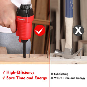 WORKPRO Pneumatic Nail Remover ideal for pallets, decks, and boxes