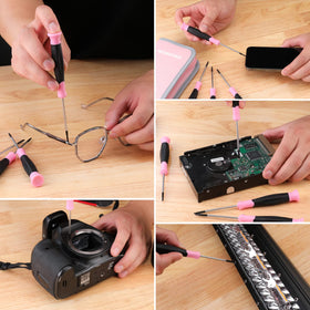 Workpro portable kit ready for on-the-go electronics maintenance in a compact case