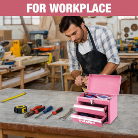 Ergonomic top handle makes carrying comfortable for quick trips.