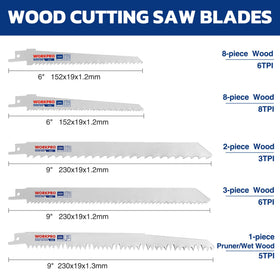 WORKPRO pruner blade handles branches up to 180 mm for backyard pruning tasks.