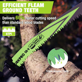 WORKPRO pruning blade designed for large branches and fast, clean cuts.