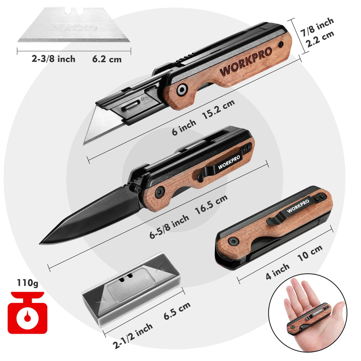 WORKPRO quick-change blades in action for fast tool updates