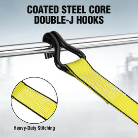 WORKPRO soft loop attachment reduces abrasion for secure cargo.
