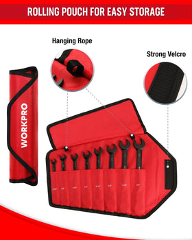 WORKPRO ratcheting wrench 11/16 inch featuring 180-degree flex head for versatility.