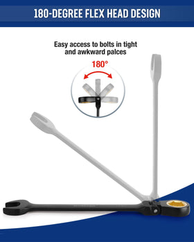 WORKPRO ratcheting wrench 13mm robust steel for demanding repairs