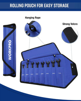 WORKPRO ratcheting wrench 15mm fits common automotive fasteners