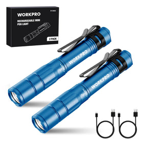 WORKPRO Rechargeable Pen Light compact design for portable daily tasks