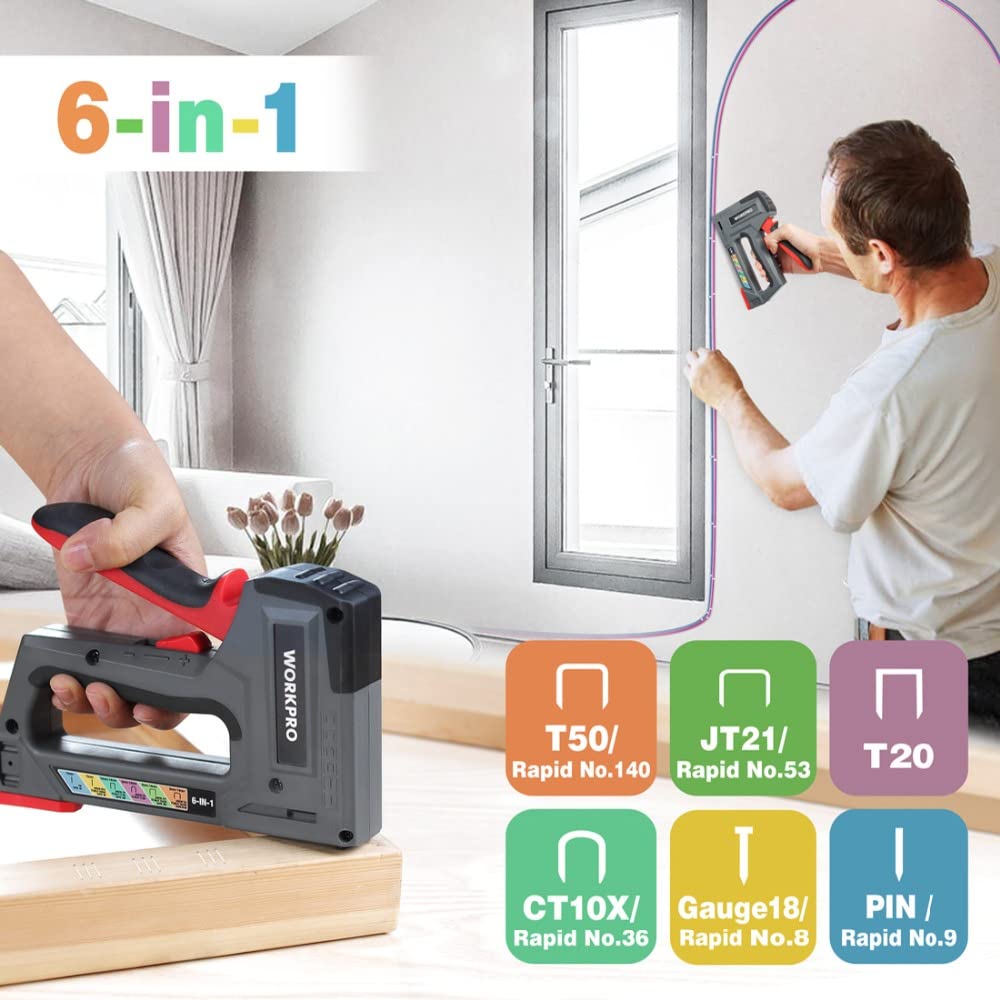 WORKPRO retractable handle-lock saves space in storage.