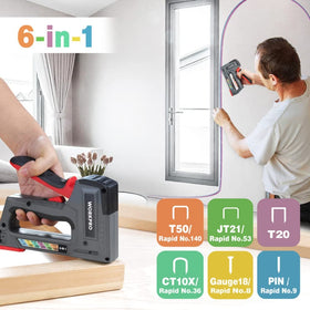 WORKPRO retractable handle-lock saves space in storage.