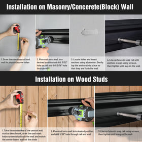 WORKPRO rubber-coated hooks prevent scratches while keeping tools steady