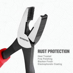 WORKPRO screw-head-size-range 0-4mm demonstrates versatility for small to medium screws.