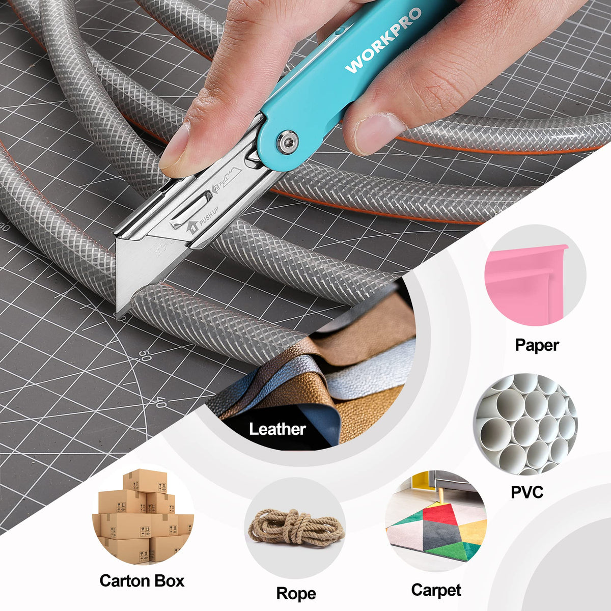Includes ten SK5 replacement blades for versatile cutting tasks.