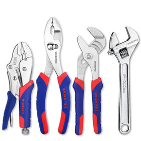 WorkPRO slip-joint pliers 8-inch provide versatile gripping for plumbing and repair tasks.