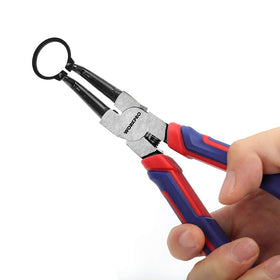 WORKPRO spring-loaded ergonomic handles reduce hand fatigue during use.