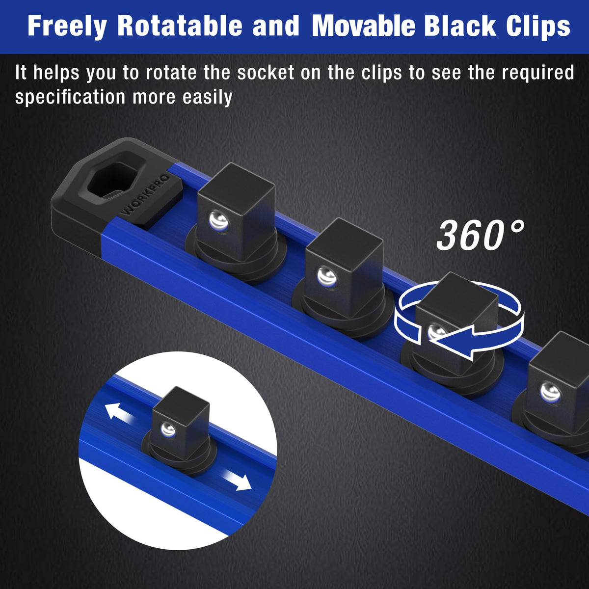WORKPRO wall-mount capability enables secure attachment to steel surfaces.
