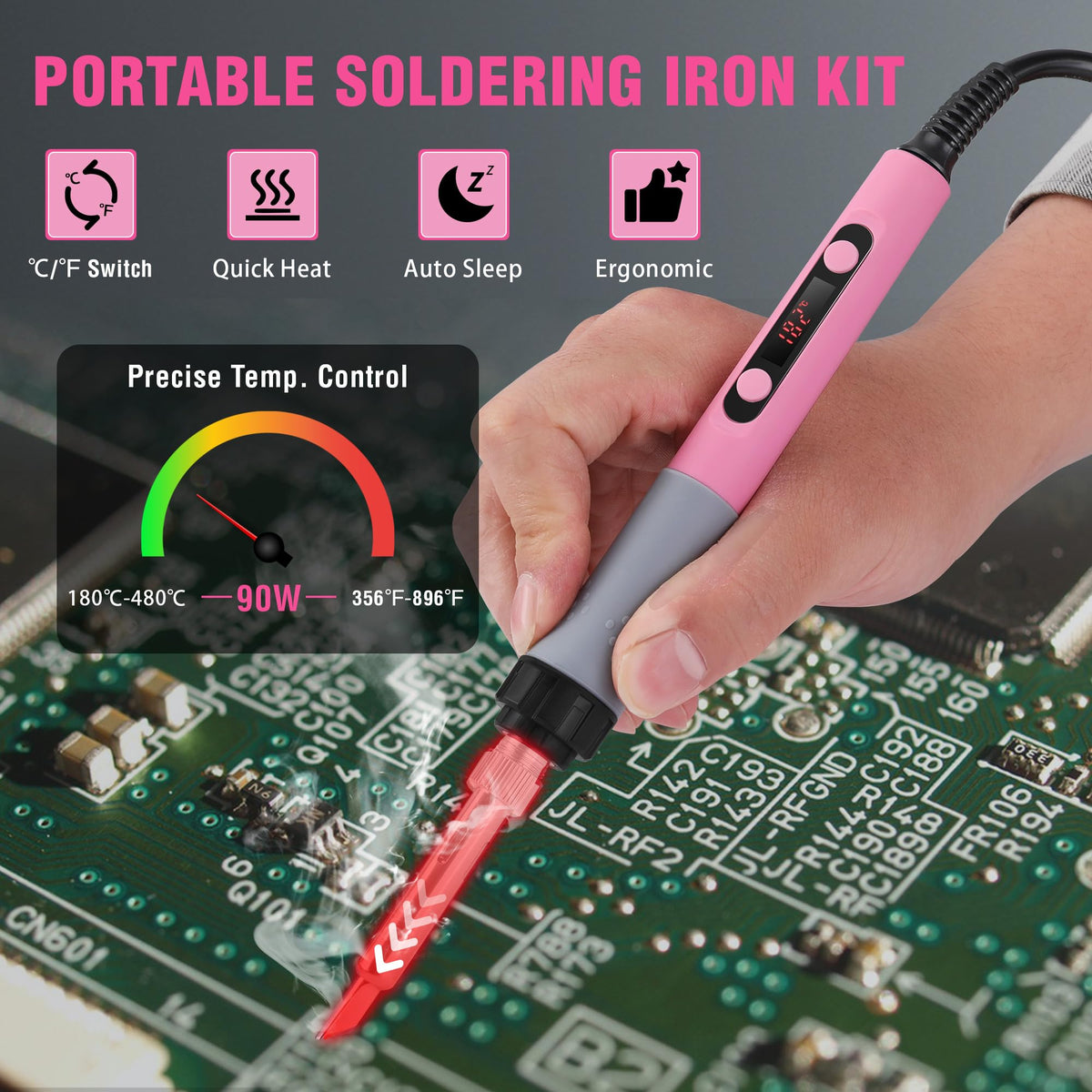 WORKPRO 11-in-1 tip set offers versatile options for various soldering tasks.