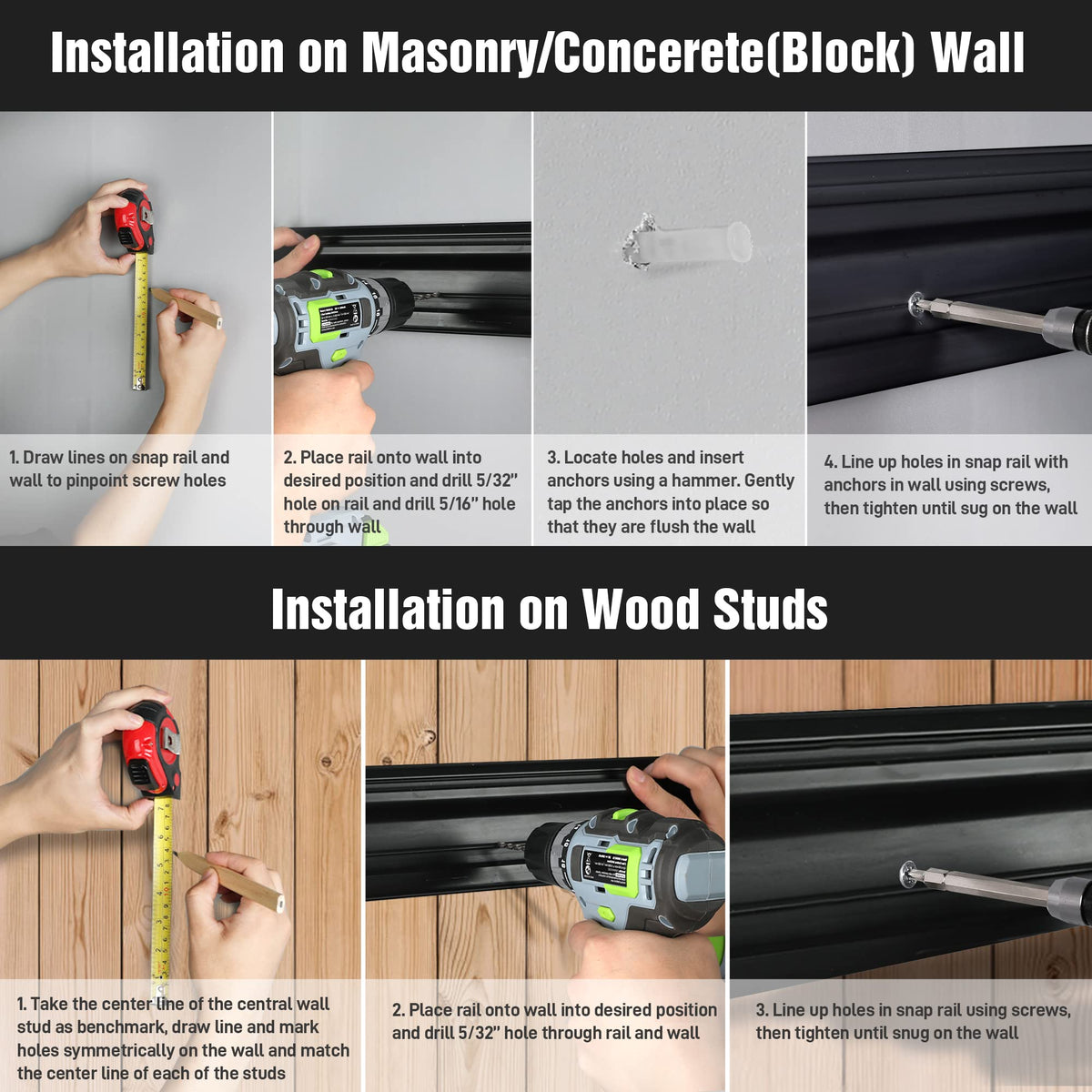 WORKPRO solid steel hooks support ladders and heavy gear