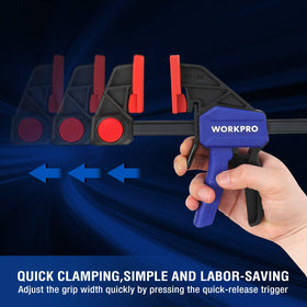 WORKPRO spreader function closeup demonstrates versatility