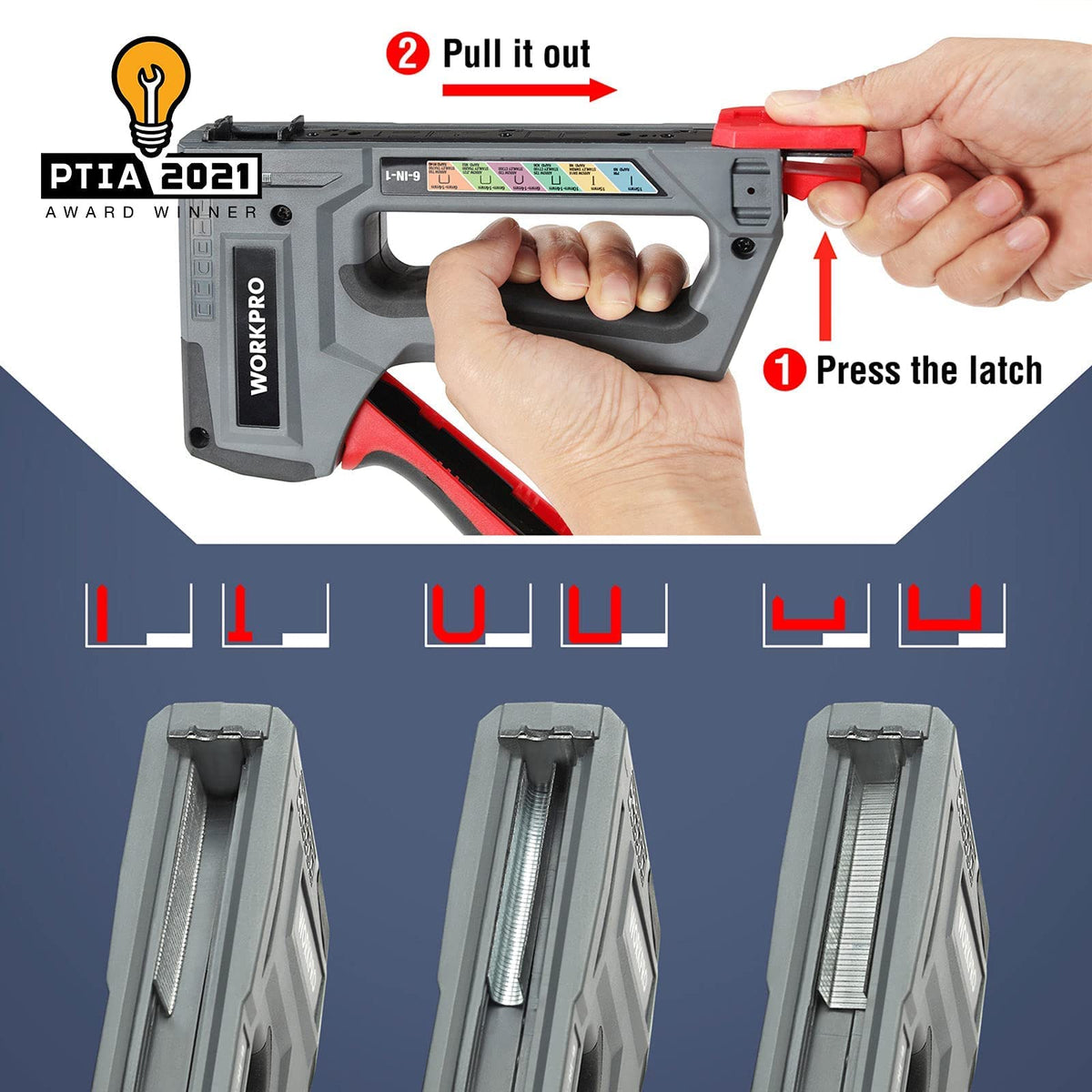 WORKPRO 4000-count staples and nails for remodeling readiness.