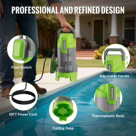 Versatile 10-foot power cord for flexible setup
