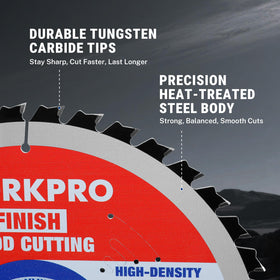 WORKPRO thin kerf cross-section illustrates reduced waste